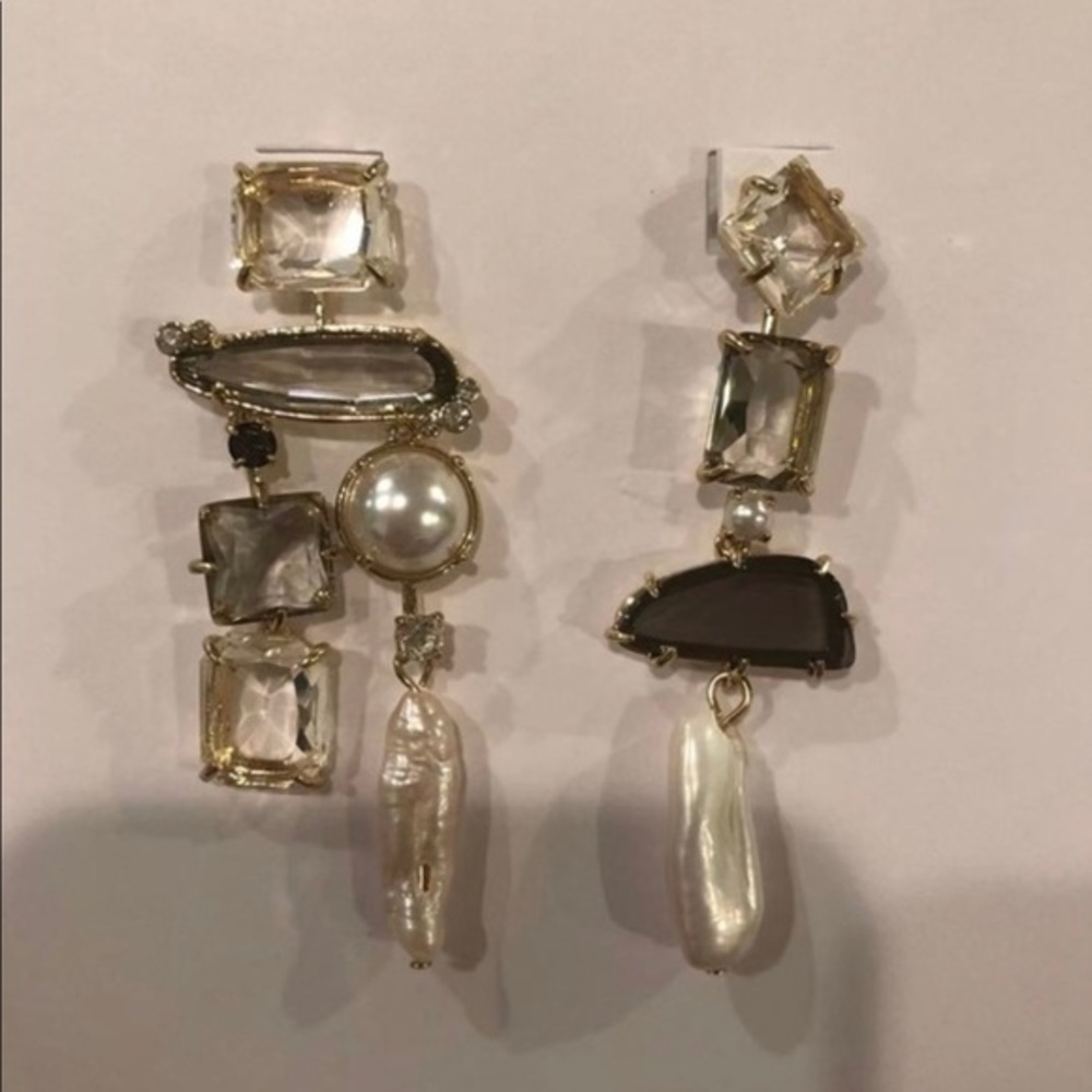 & Other Stories Rainbow Pearl Earrings *NEW*